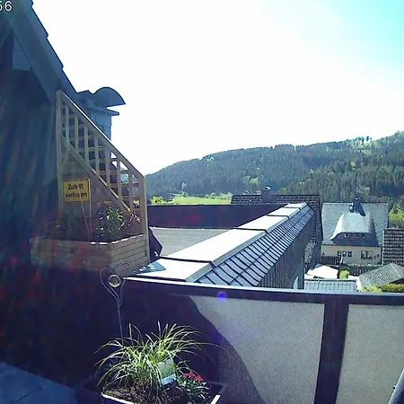 Panoramablick Luge Sauerland Apartment Winterberg